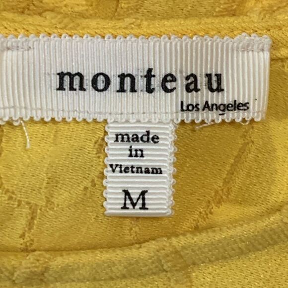 MONTEAU, of Las Angeles, lattice dress, midi, medium - Picture 7 of 15